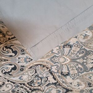 Pottery Barn Paisley Duvet Cover/Pillowcases + Flat Sheet
